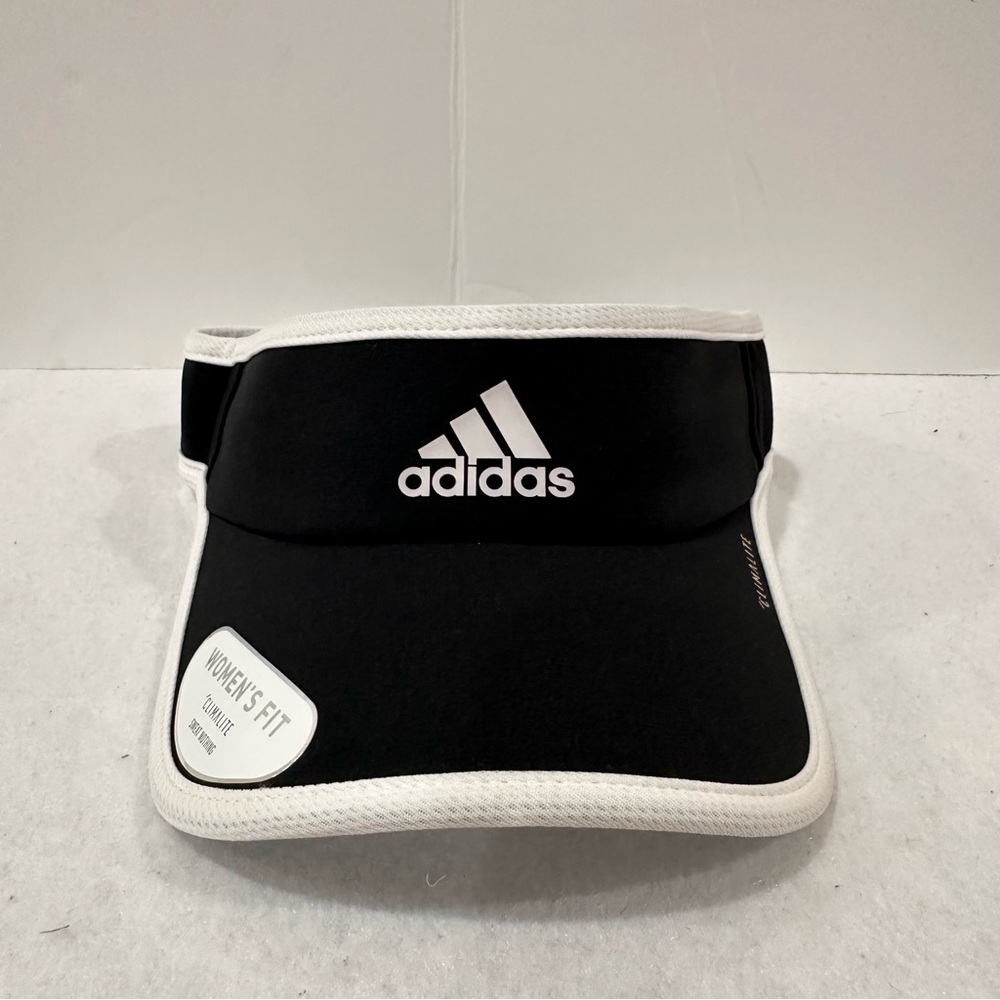 Adidas Women's Black and White Sports Visor